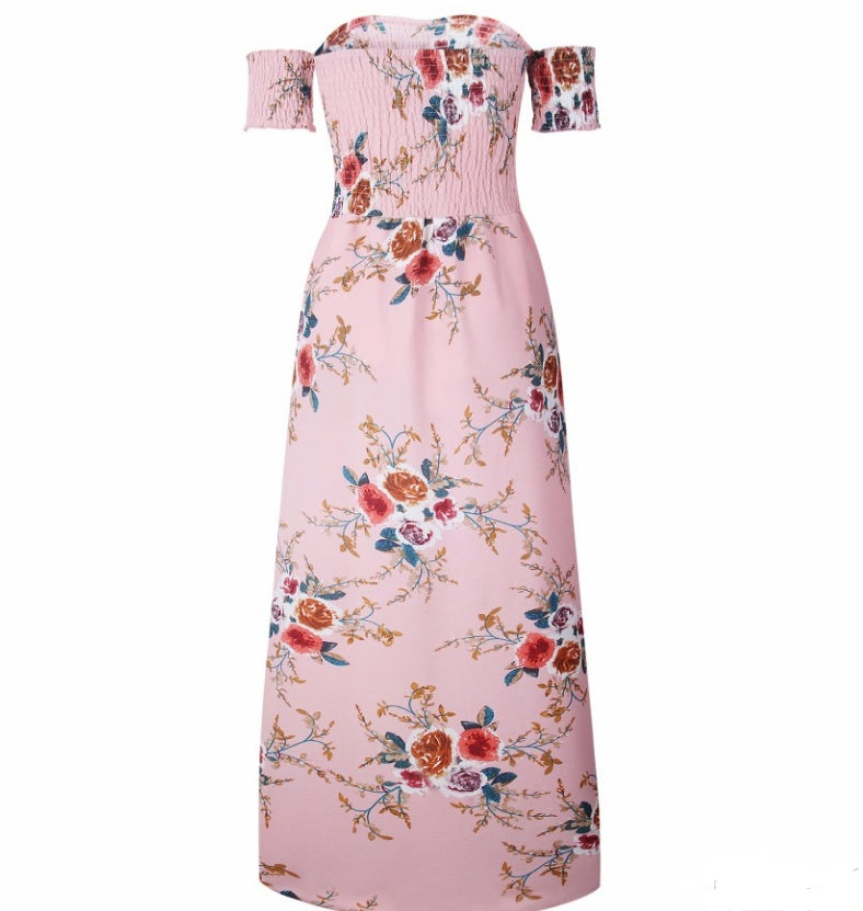 Vestido largo estilo boho