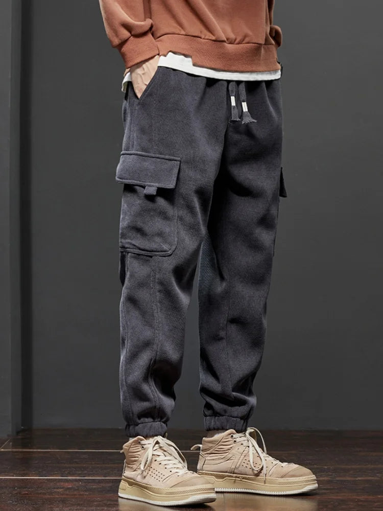 Pantalones largos casuales para hombre