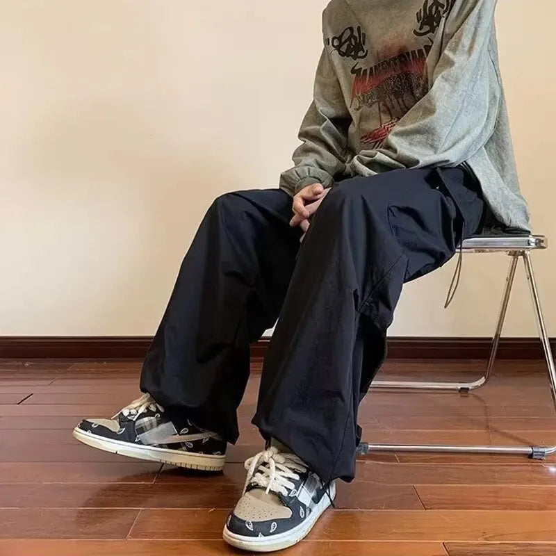 Pantalones multibolsillos para hombre