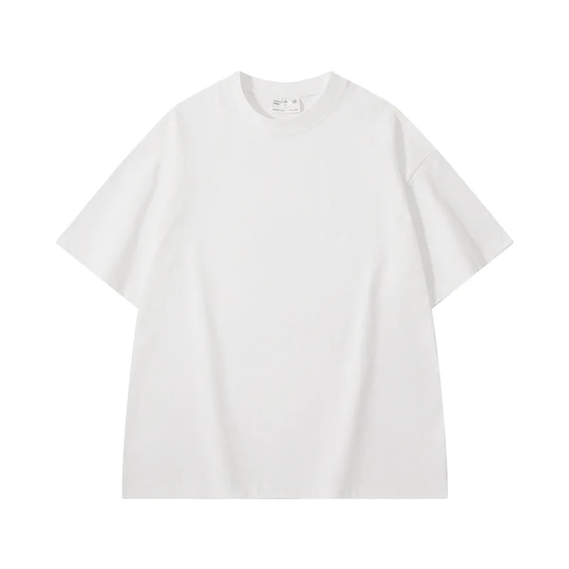 Camiseta de algodón de gran tamaño para hombre