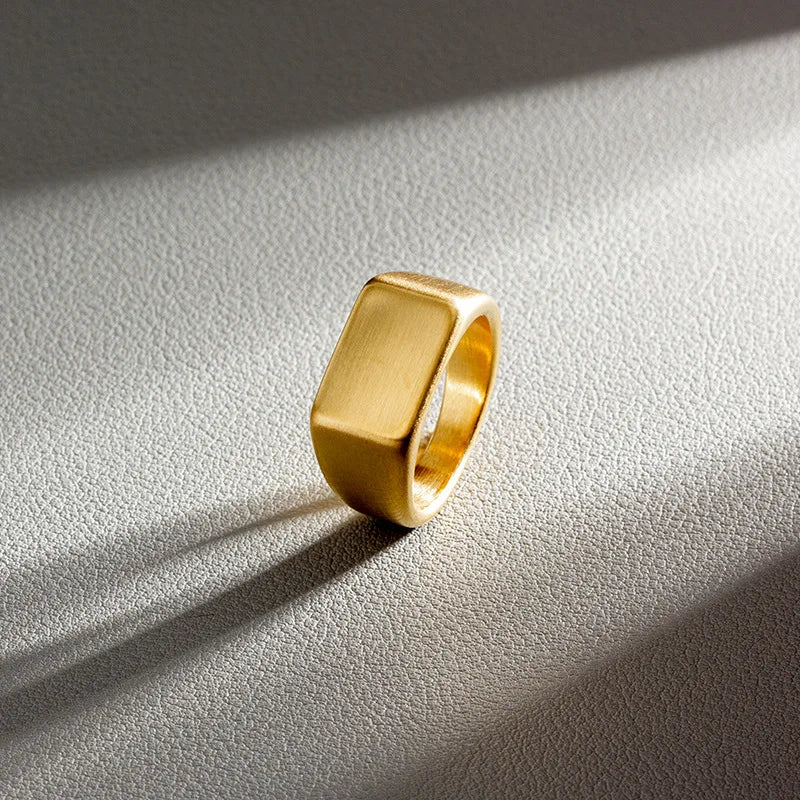 Stainless Steel Rectangular Ring