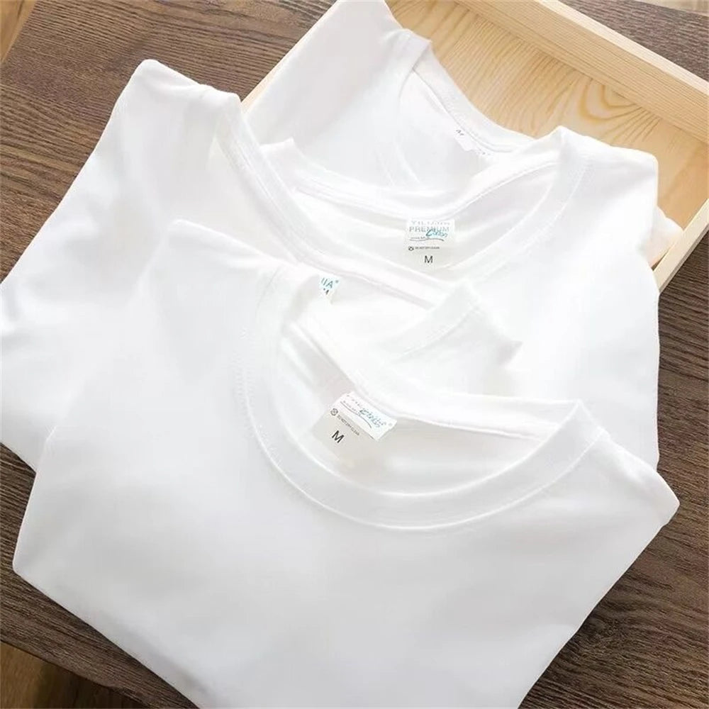 Camiseta de verano de algodón para hombre