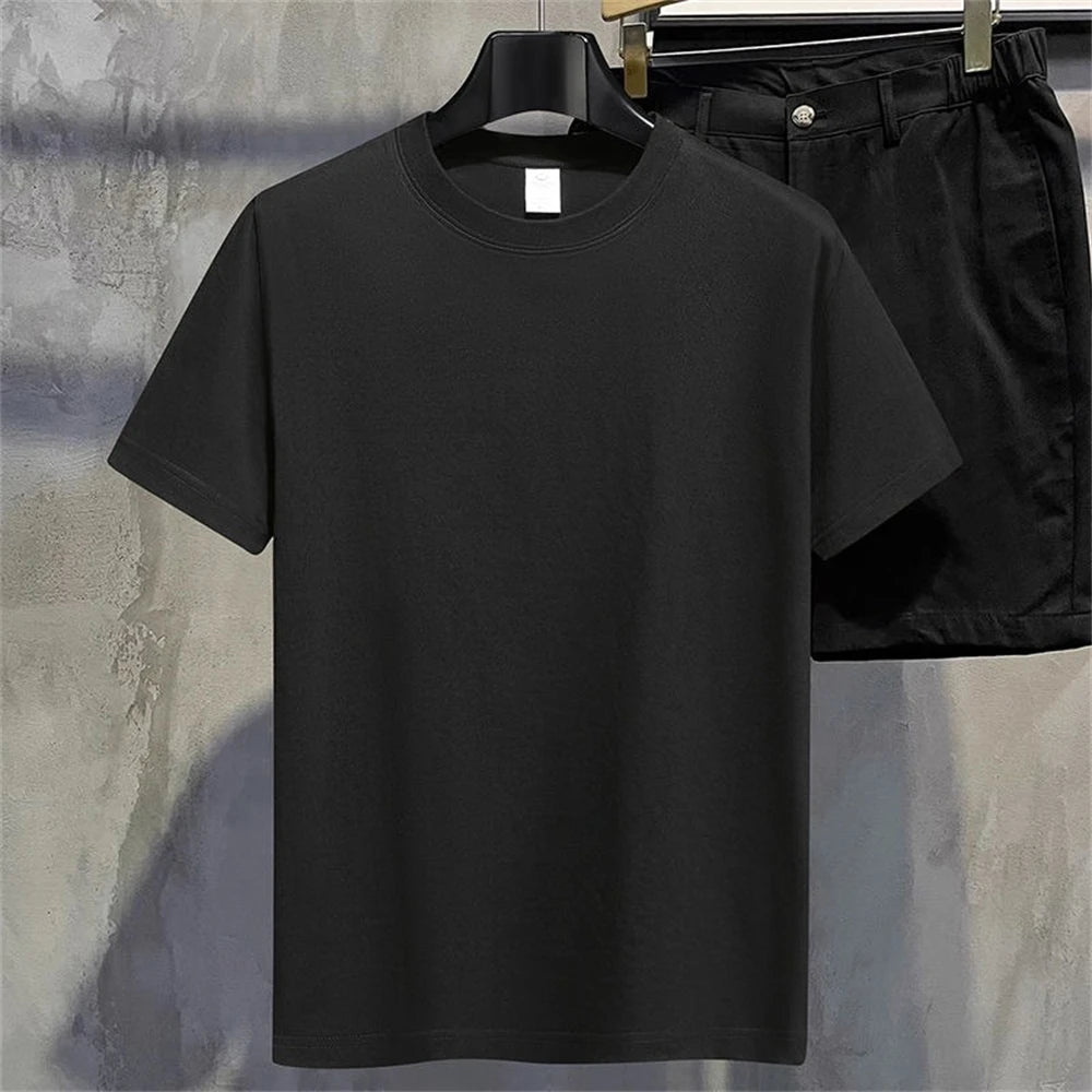 Camiseta de verano de algodón para hombre
