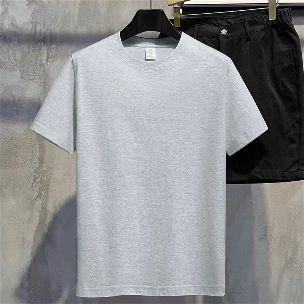 Camiseta de verano de algodón para hombre