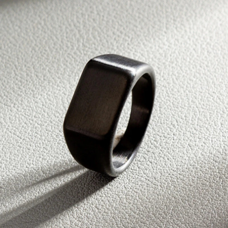 Stainless Steel Rectangular Ring