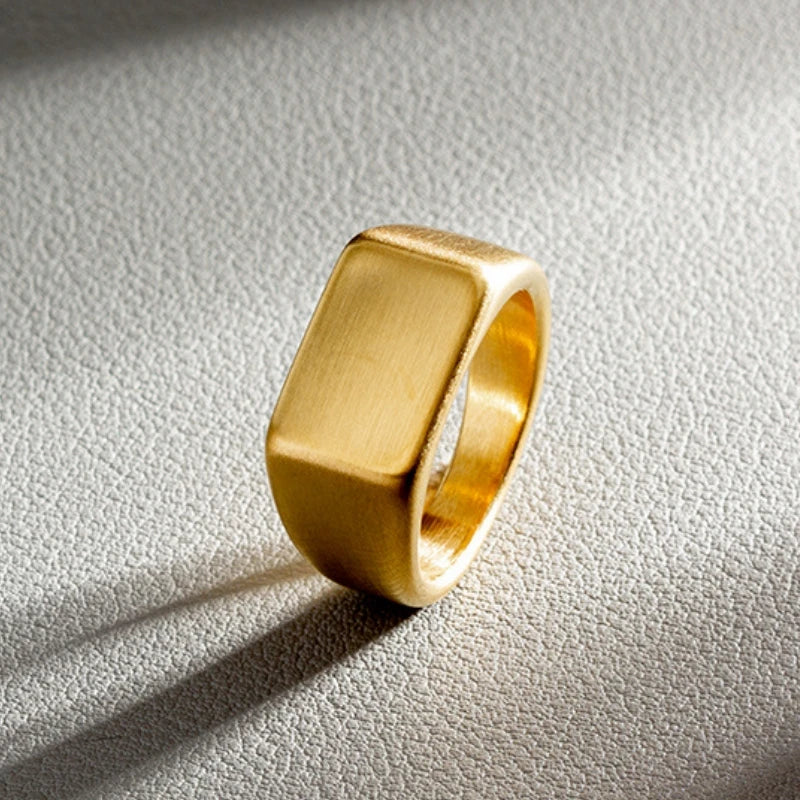 Stainless Steel Rectangular Ring
