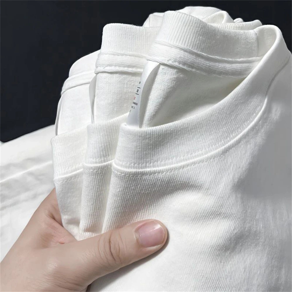 Camiseta de verano de algodón para hombre