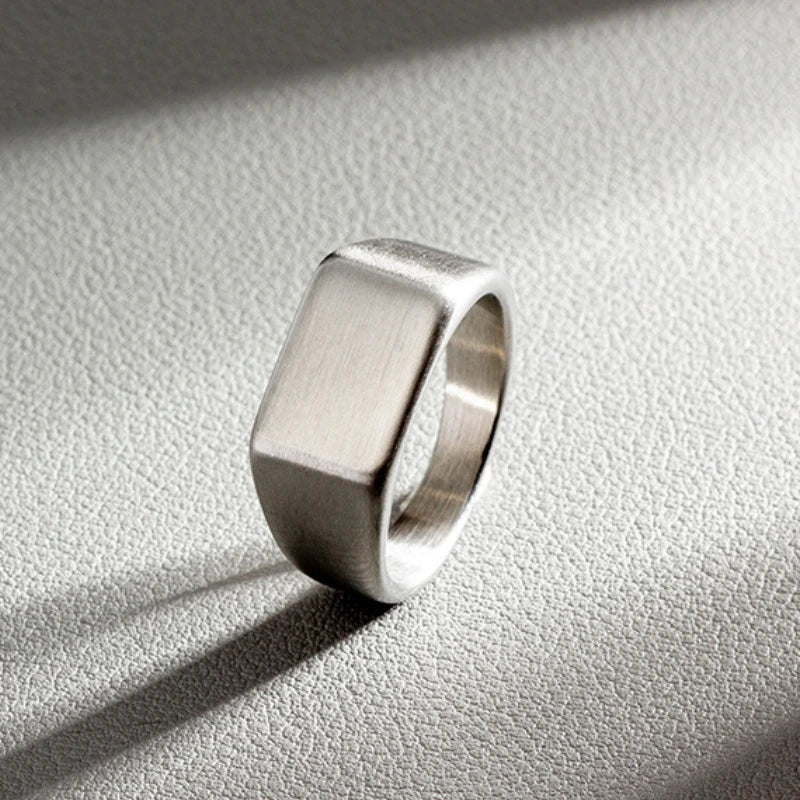 Stainless Steel Rectangular Ring