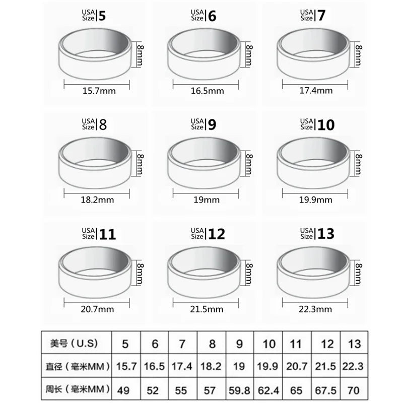 Stainless Steel Rectangular Ring