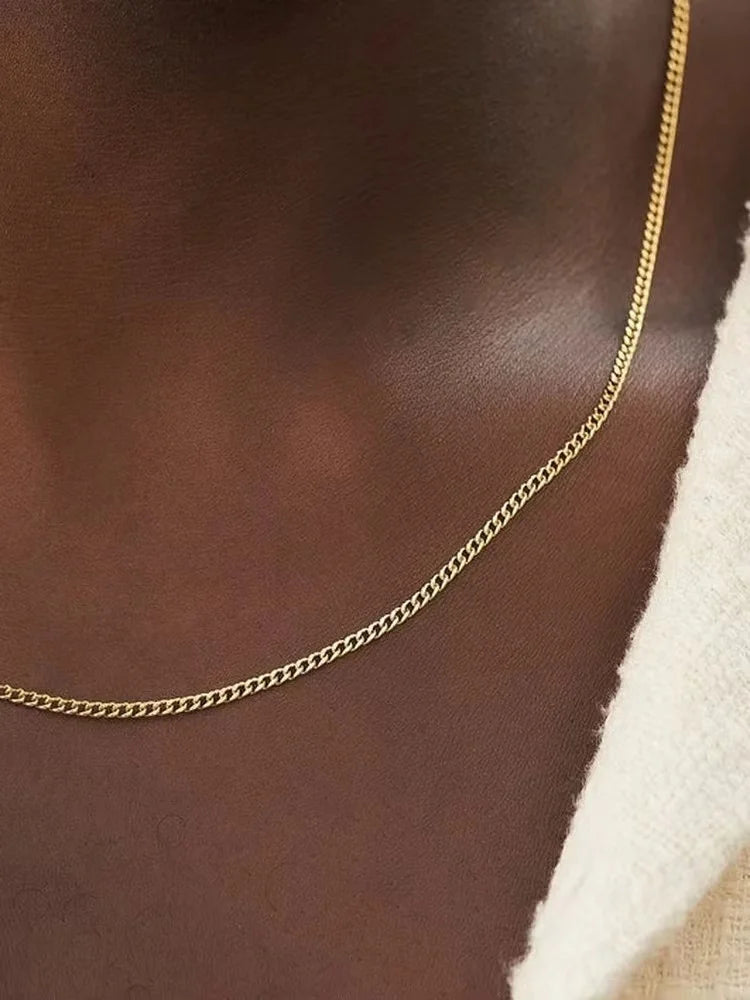 Cadena Cubana en Acero Inoxidable para Hombre