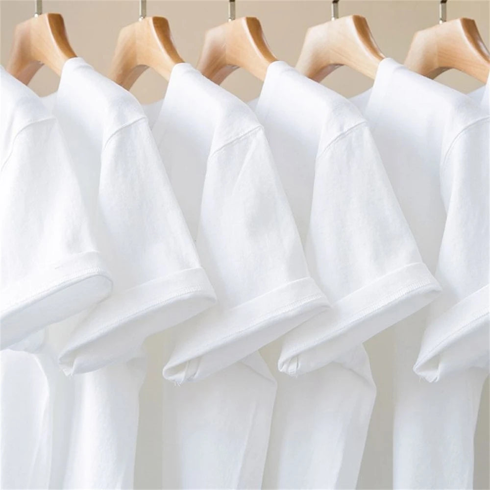 Camiseta de verano de algodón para hombre