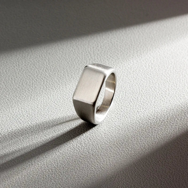 Stainless Steel Rectangular Ring