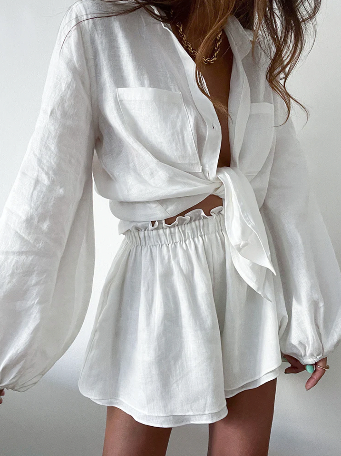 Conjunto de Algodón de Verano para Mujer