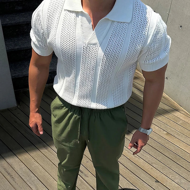Polo informal de verano para hombre