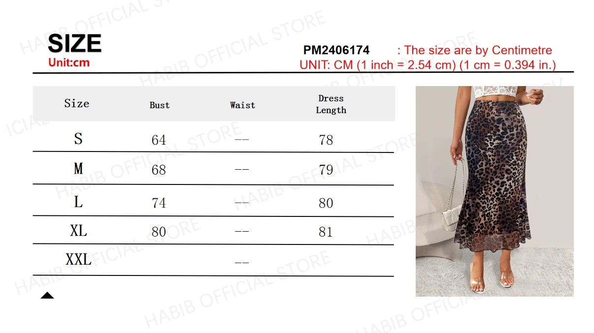 Classic Leopard Skirt for Women