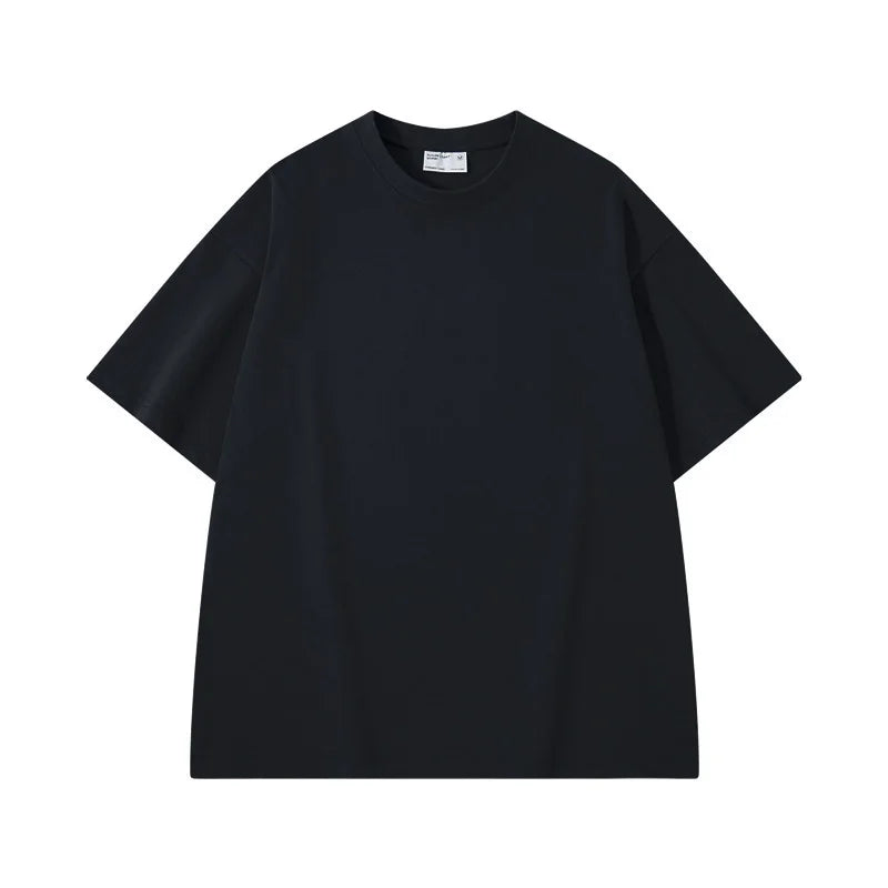 Camiseta de algodón de gran tamaño para hombre