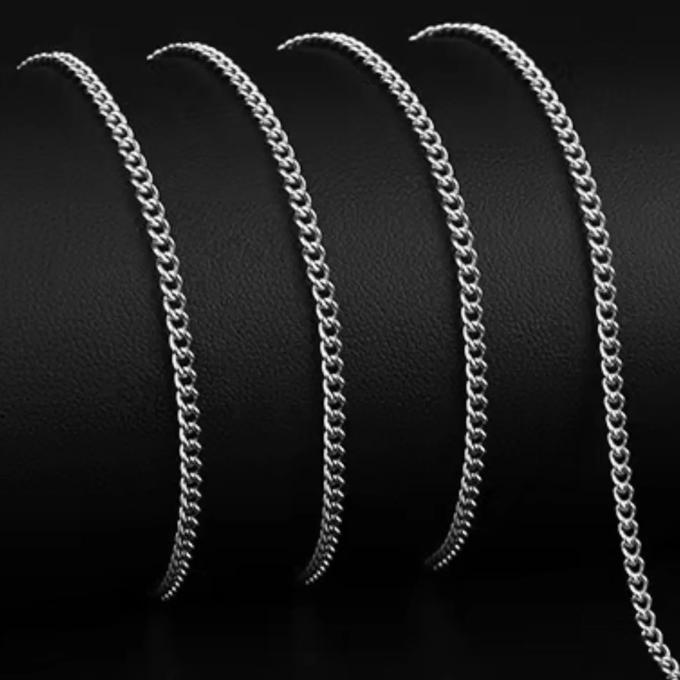 Cadena Cubana en Acero Inoxidable para Hombre