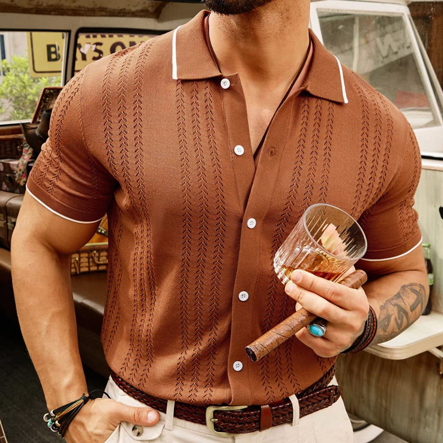 Camisa polo para hombre