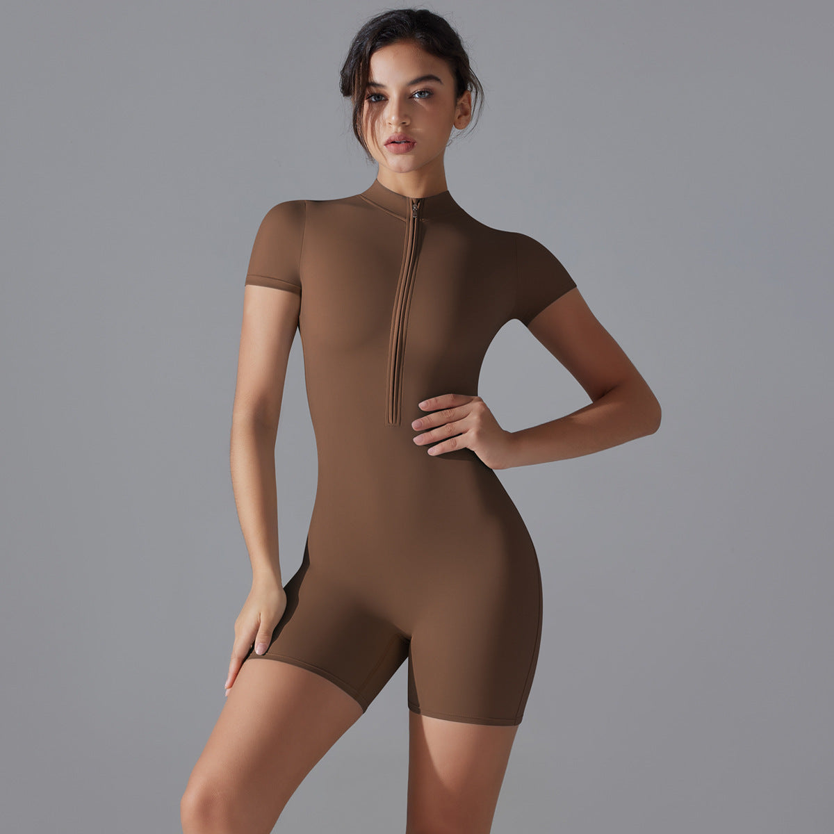 Short Jumpsuit for Fitness and Yoga