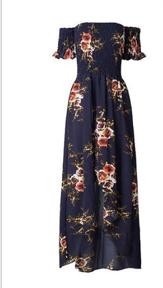 Vestido largo estilo boho