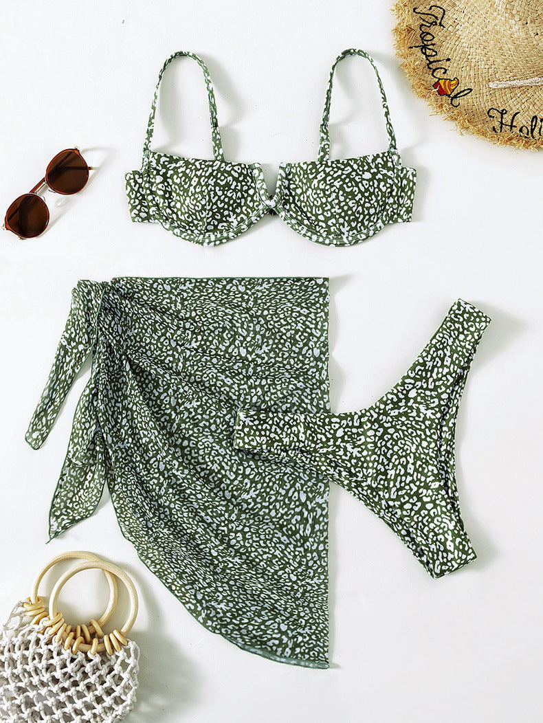 Bikini con falda para mujer