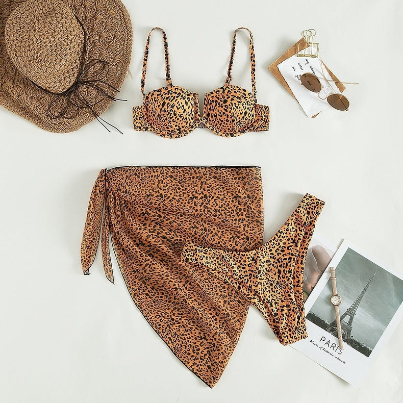 Bikini con falda para mujer