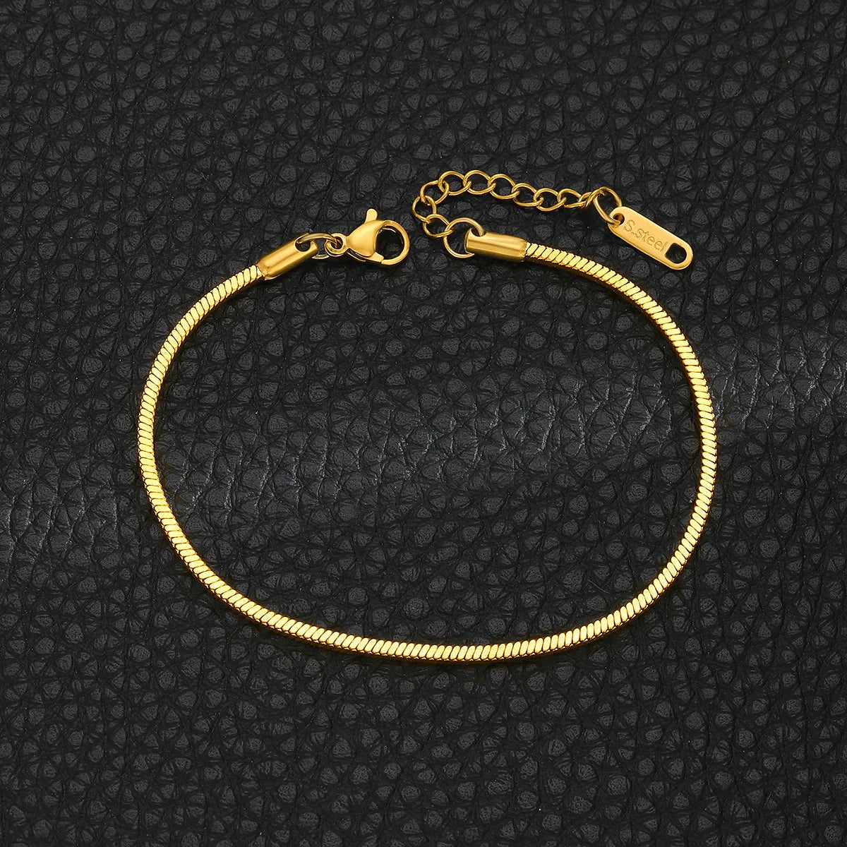 Pulsera de serpiente sencilla para hombre
