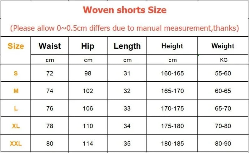 Pantalones cortos de entrenamiento para hombre