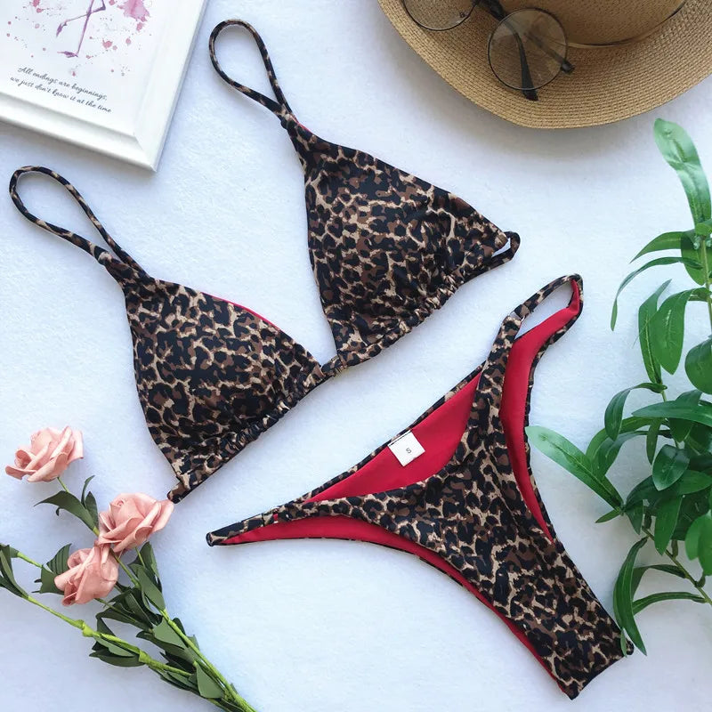 Bikini de cintura alta para ella