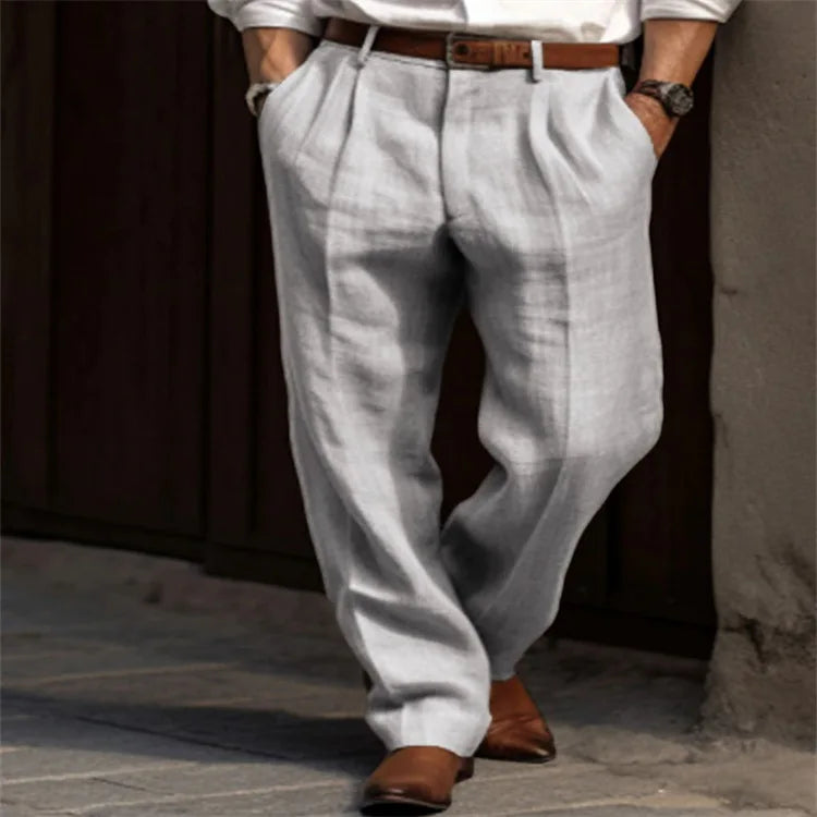 Pantalones de lino para hombre