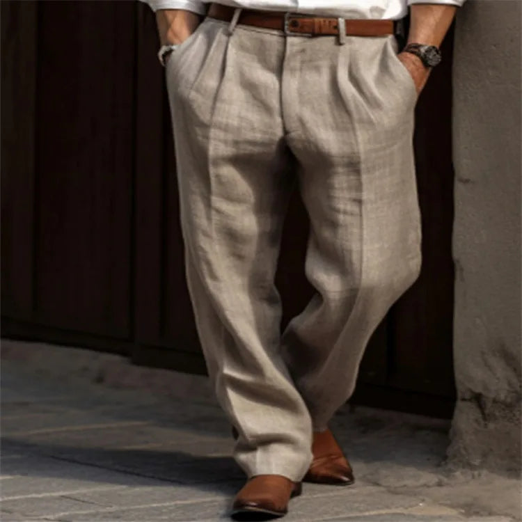 Pantalones de lino para hombre