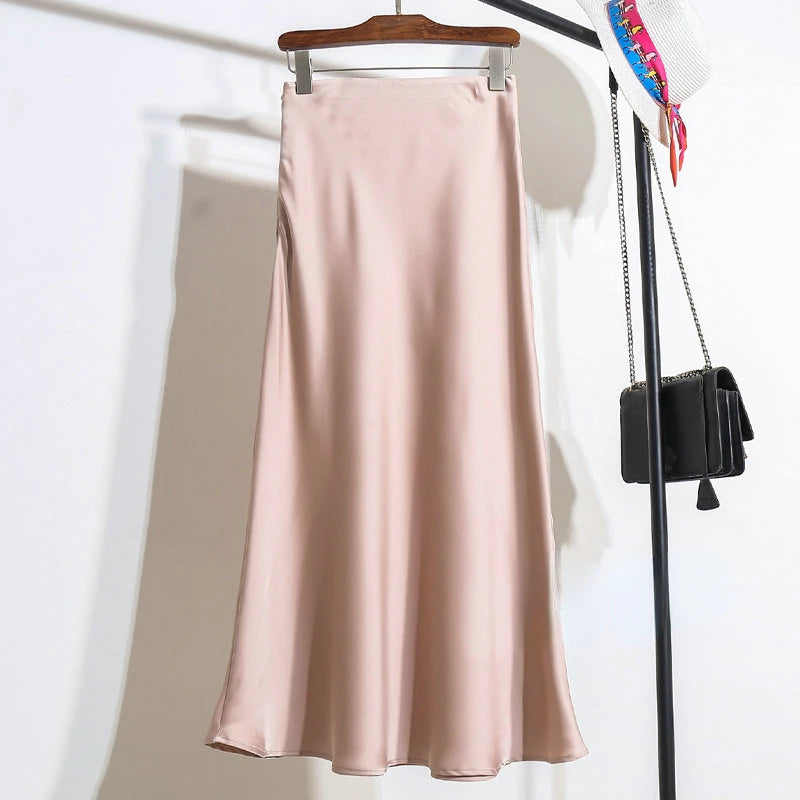 Satin Skirt for Women