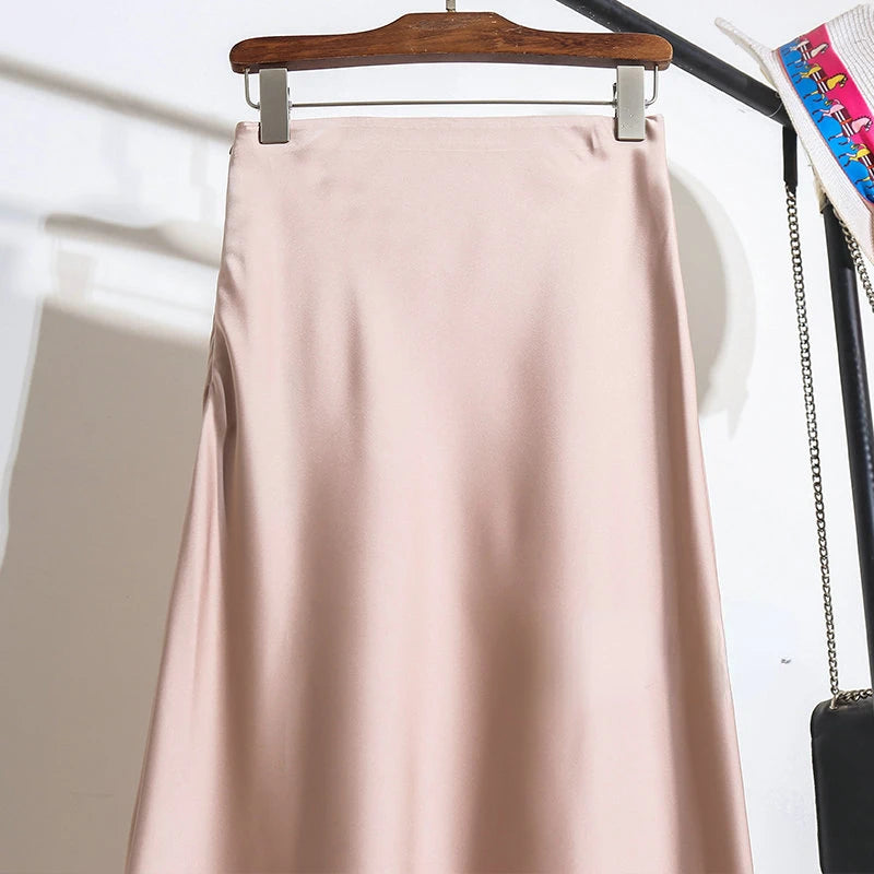 Satin Skirt for Women