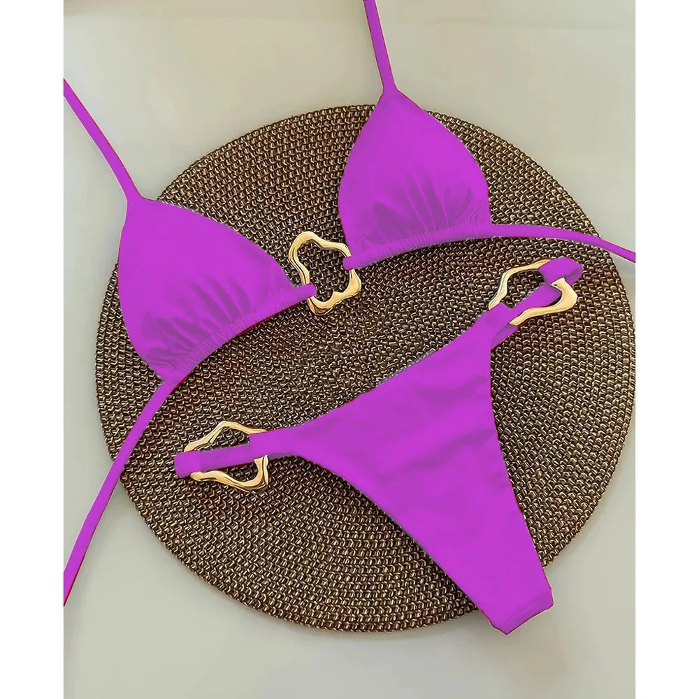 Nuevo conjunto de bikini de moda casual