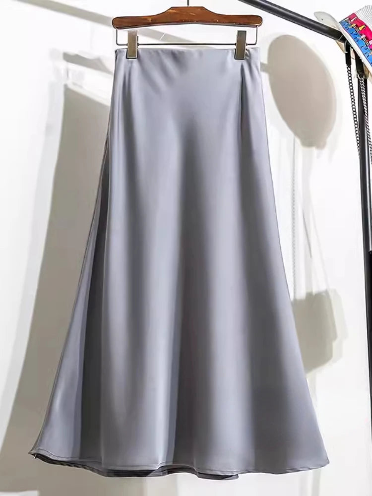Satin Skirt for Women