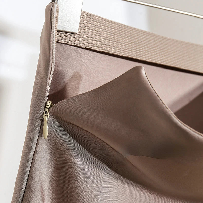 Satin Skirt for Women