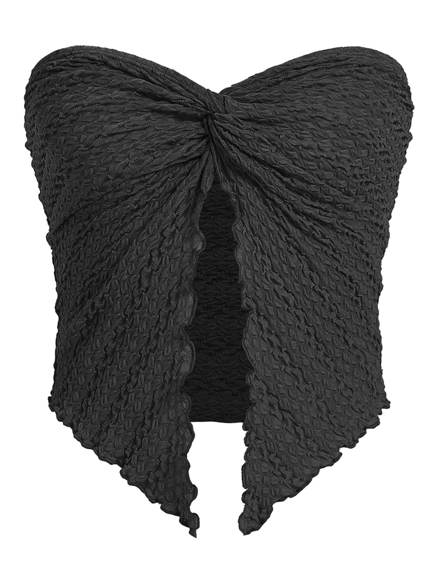 Twist Knot Crop Top for Girls