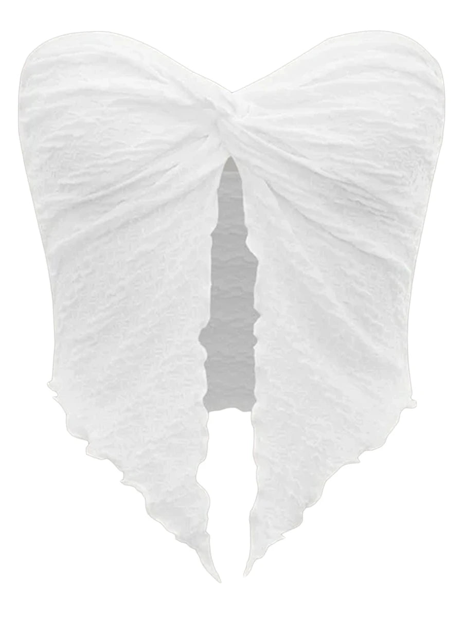 Twist Knot Crop Top for Girls