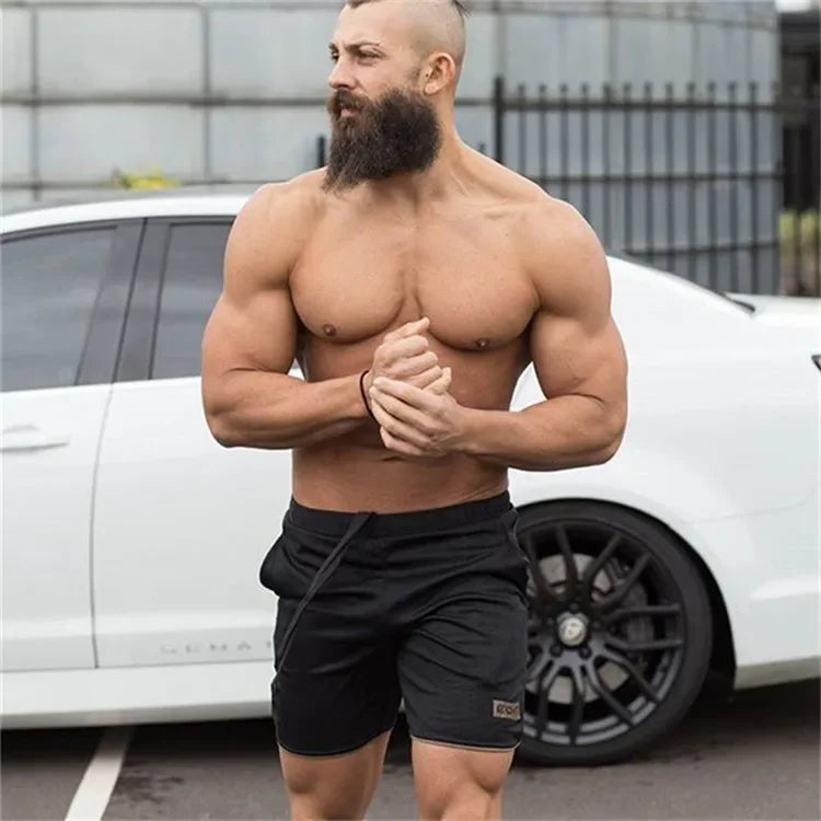 Pantalones cortos de verano para correr para hombre