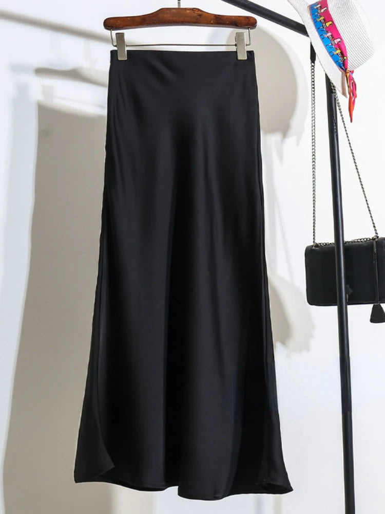 Satin Skirt for Women