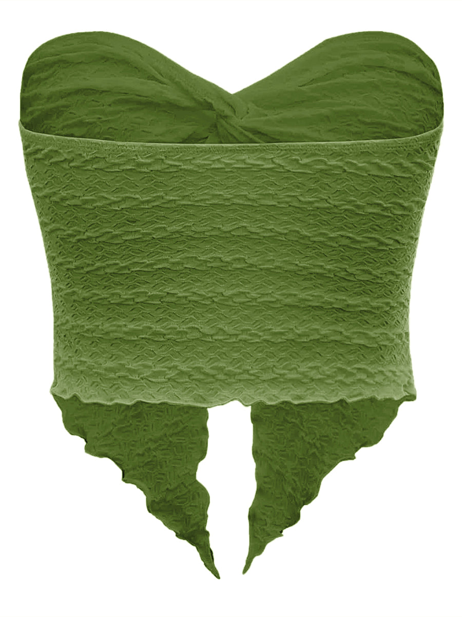 Twist Knot Crop Top for Girls
