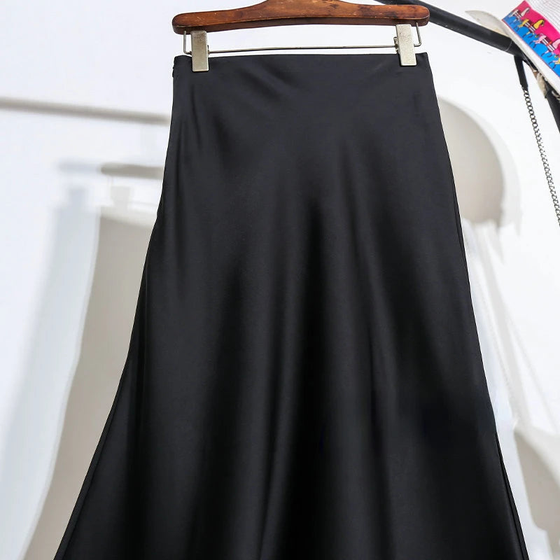 Satin Skirt for Women