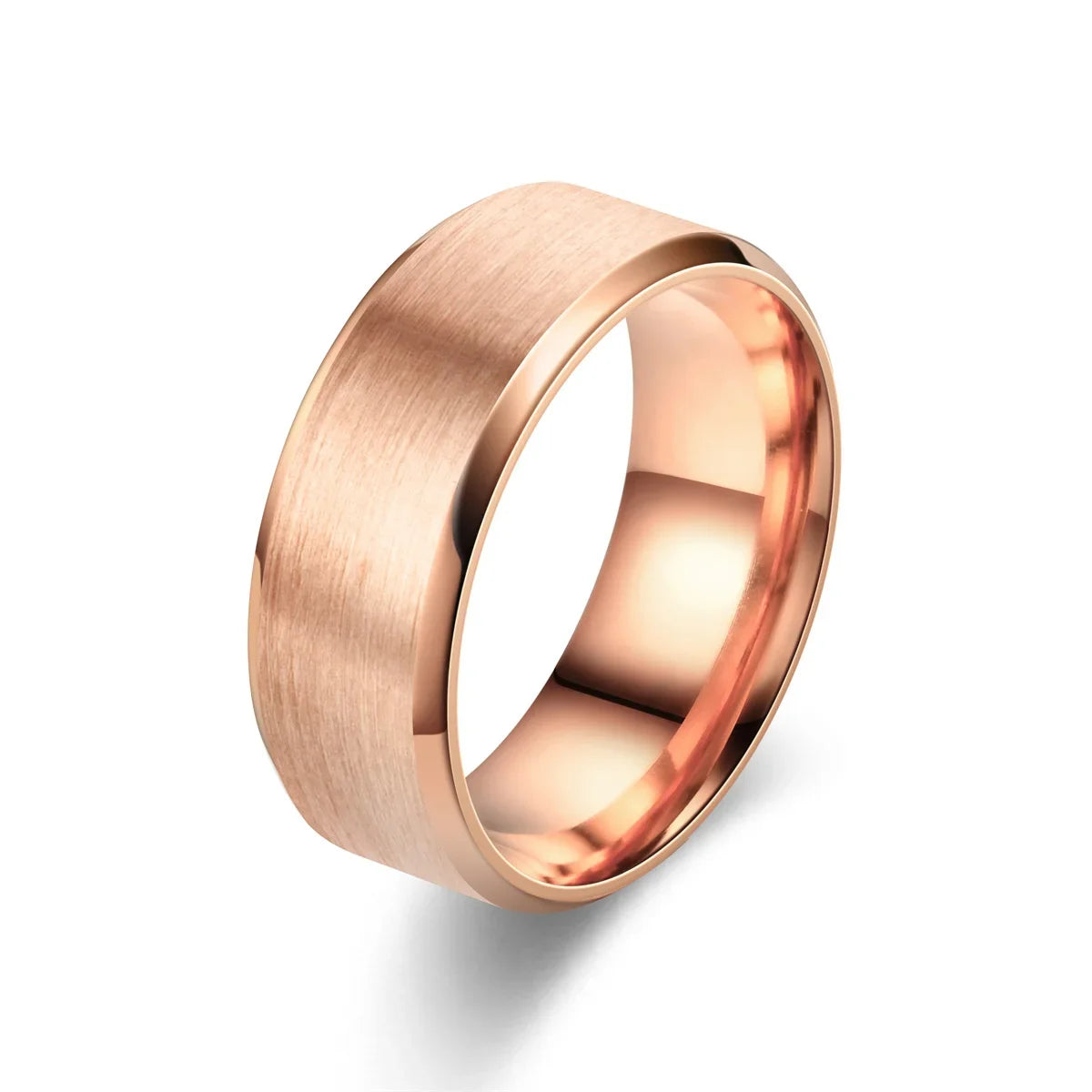 Stainless Steel and Titanium Set Rings