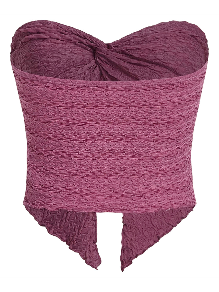 Twist Knot Crop Top for Girls