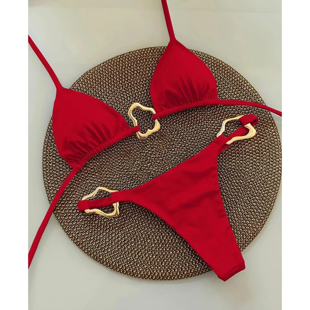 Nuevo conjunto de bikini de moda casual