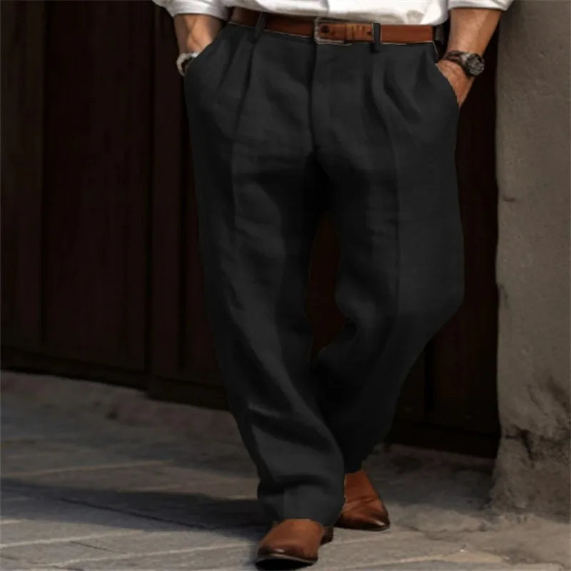 Pantalones de lino para hombre