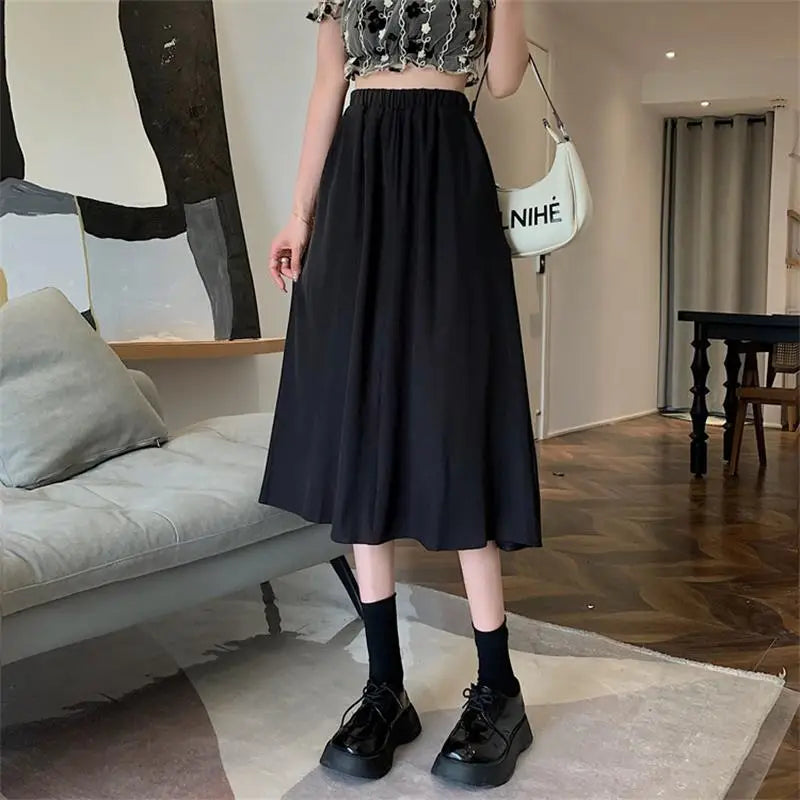 Floral Print Midi Skirt for Women