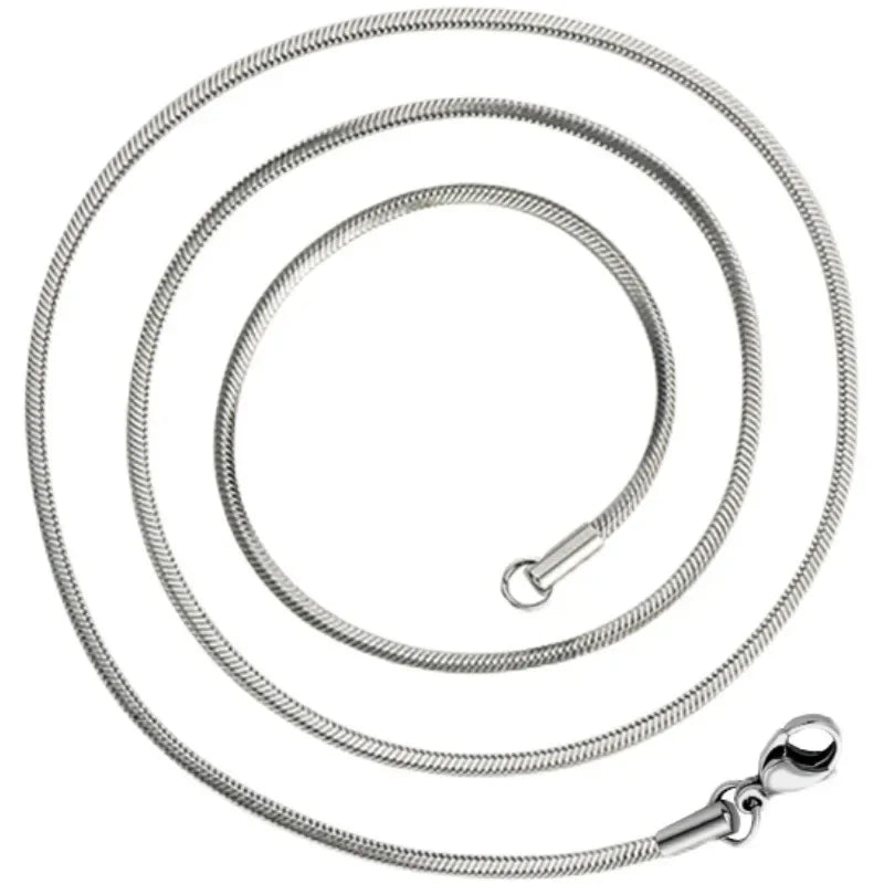 Collar de cadena de serpiente para hombre