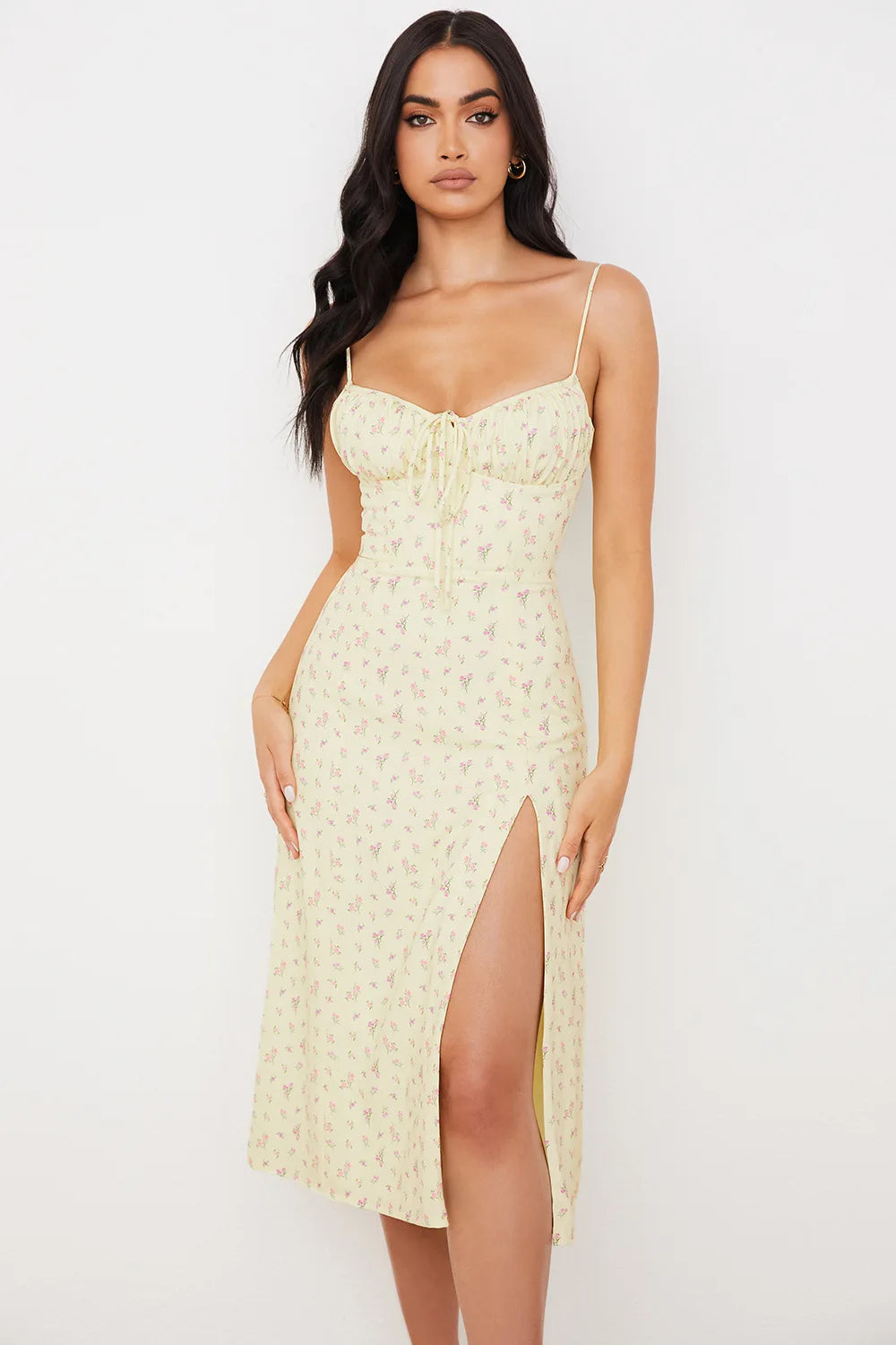 Casual Summer Dress with Flower Print