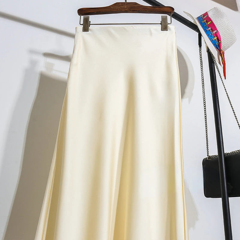 Satin Skirt for Women